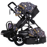 High Luxury Landscape Baby stroller 3 in 1 With Car Seat