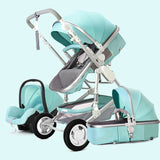 High Luxury Landscape Baby stroller 3 in 1 With Car Seat