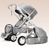 High Luxury Landscape Baby stroller 3 in 1 With Car Seat