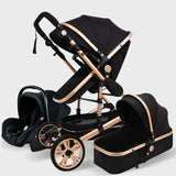 High Luxury Landscape Baby stroller 3 in 1 With Car Seat
