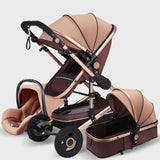 High Luxury Landscape Baby stroller 3 in 1 With Car Seat