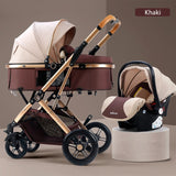 High Luxury Landscape Baby stroller 3 in 1 With Car Seat