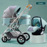 High Luxury Landscape Baby stroller 3 in 1 With Car Seat