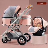 High Luxury Landscape Baby stroller 3 in 1 With Car Seat