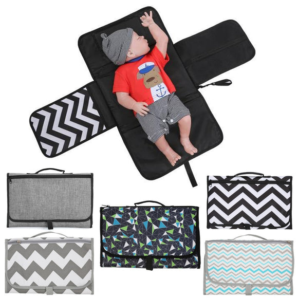 New 3 In 1 Waterproof Travel Changing Pad